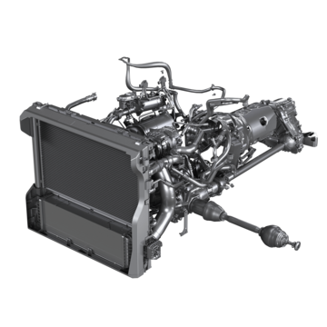 Fahrwerkmodule: Powertrain module