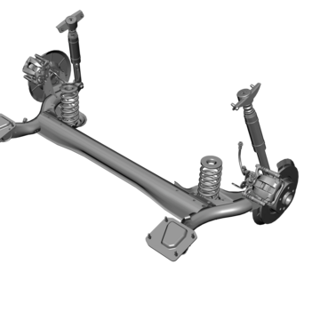 Module Assemblies: Rear twist beam module