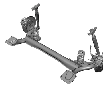 Fahrwerkmodule: Rear twist beam module